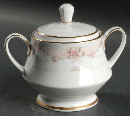 Morning Blush Sugar Bowl & Lid