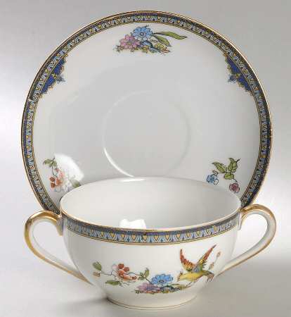 Modesta Flat Bouillon Cup & Saucer
