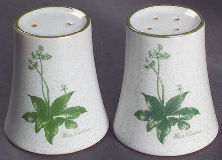 Mountain Flowers Green Salt & Pepper Set