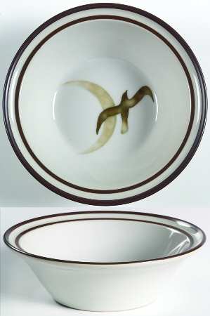 Moon Flight Rim Cereal Bowl
