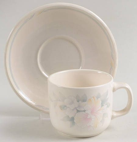 Morning Melody Flat Cup & Saucer Set