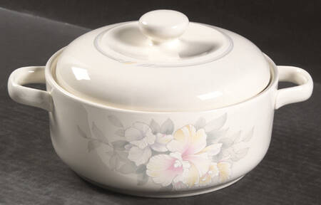 Morning Melody 1.25 Qt Round Covered Casserole