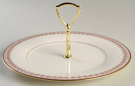 Momentum Round Serving Plate with Handle (DP)