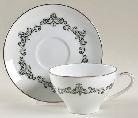 Monterey Flat Cup & Saucer Set
