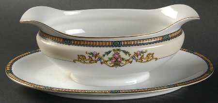 Monastery Gravy Boat with Attached Underplate