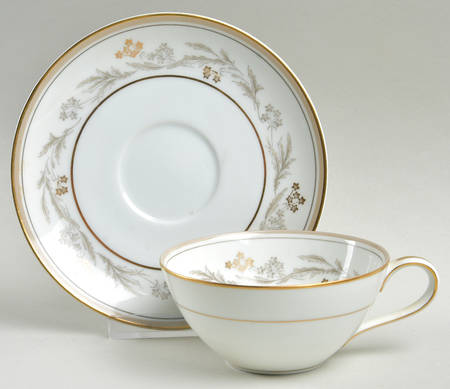 Monica Flat Cup & Saucer Set