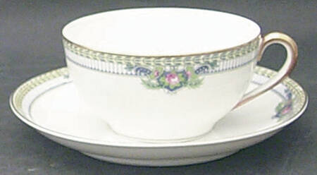 Montclare Flat Cup & Saucer Set