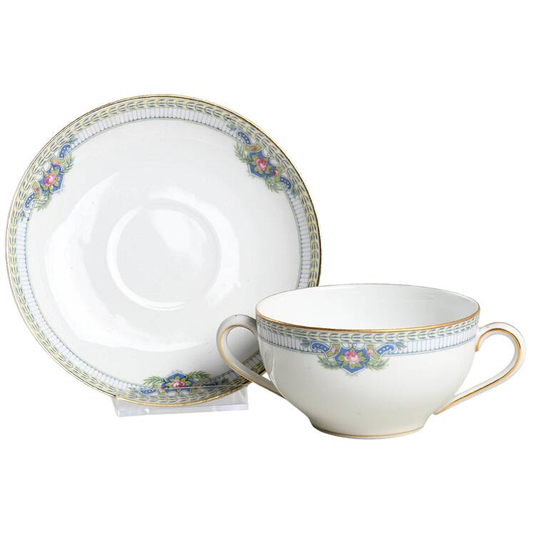 Montclare Flat Bouillon Cup & Saucer