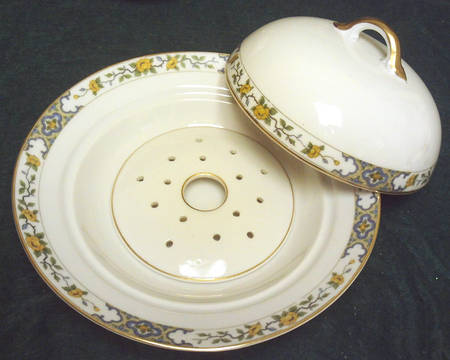 The Monterey Round Covered Butter with Strainer