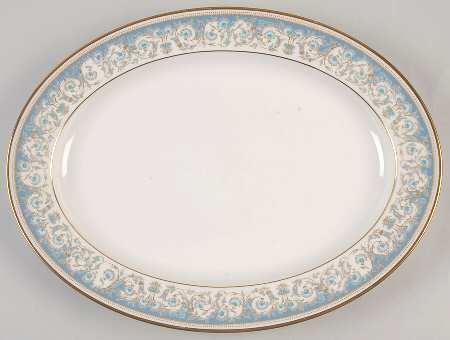 Moonlight 16" Oval Serving Platter