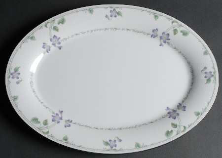 Morning Poem 16" Oval Serving Platter