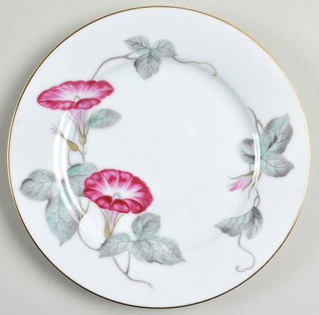 Morning Glory Bread & Butter Plate