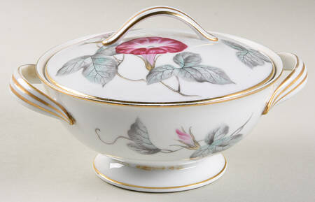 Morning Glory Sugar Bowl & Lid