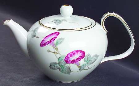 Morning Glory Teapot & Lid