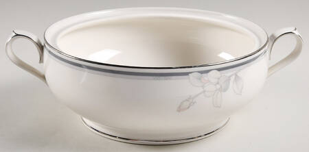 Moonlight Rose Round Vegetable No Lid