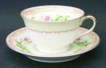 Moselle Footed Cup & Saucer Set