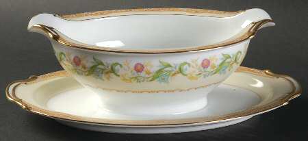 Moselle Gravy Boat with Attached Underplate