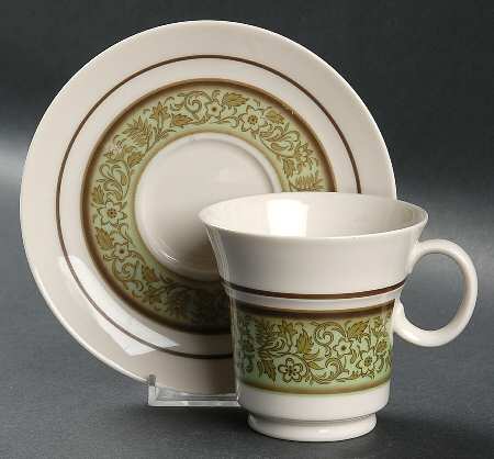 Moon Valley Footed Cup & Saucer Set