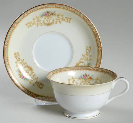 Mystery #100 Footed Cup & Saucer Set