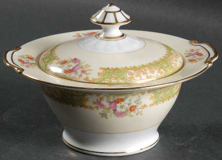 Mystery #102 Sugar Bowl & Lid