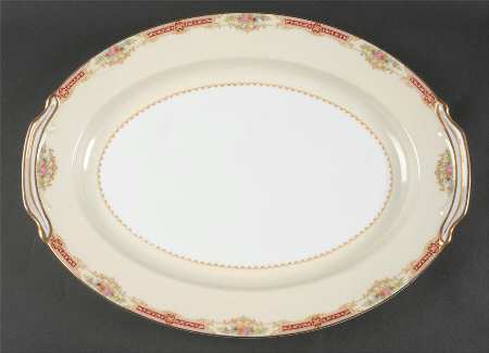 Mystery #103 16" Oval Serving Platter