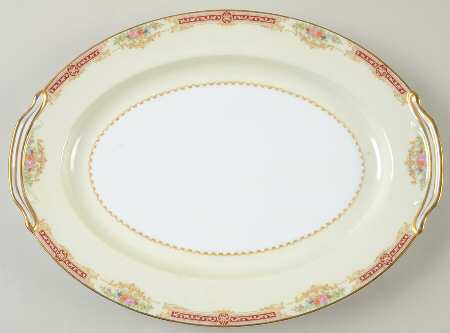 Mystery #103 14" Oval Serving Platter