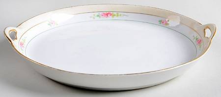 Mystery #104 9" Round Handled Tray