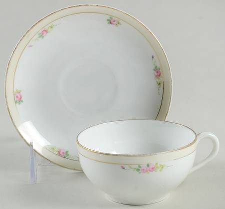 Mystery #104 Flat Cup & Saucer Set