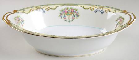 Mystery #105 10" Oval Vegetable Bowl