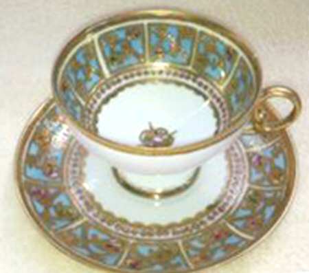 Mystery #106 Footed Cup & Saucer Set