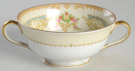 Mystery #109 Footed Cream Soup Bowl