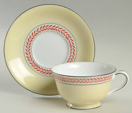 Mystery #115 Footed Cup & Saucer Set