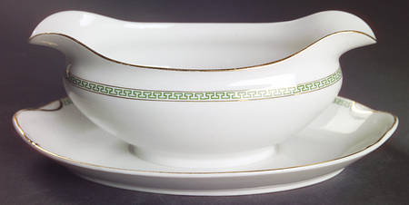 Mystery #118 Gravy Boat with Attached Underplate