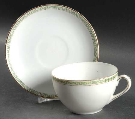 Mystery #118 Flat Cup & Saucer Set