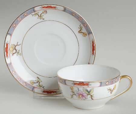 Mystery #12a Flat Cup & Saucer Set