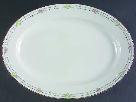 Mystery #130 14" Oval Serving Platter