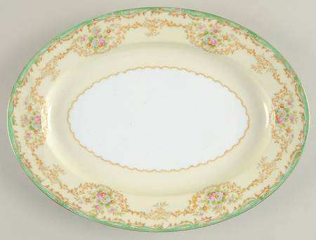 Mystery #136 11" Oval Serving Platter