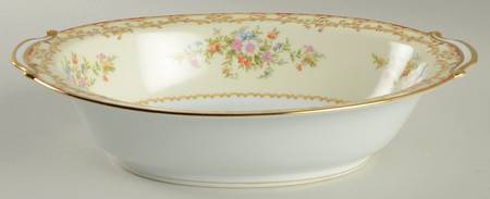 Mystery #142 10" Oval Vegetable Bowl