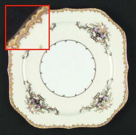 Mystery #149 Square Salad Plate