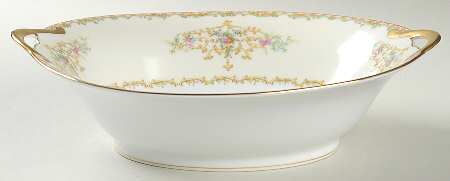 Mystery #157 10" Oval Vegetable Bowl