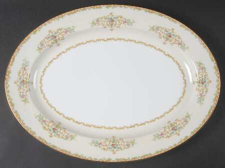 Mystery #157 16" Oval Serving Platter