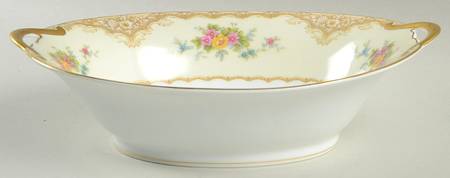 Mystery #158 10" Oval Vegetable Bowl