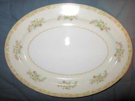Mystery #160 14" Oval Serving Platter