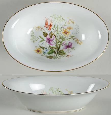 Mystery #164 10" Oval Vegetable Bowl