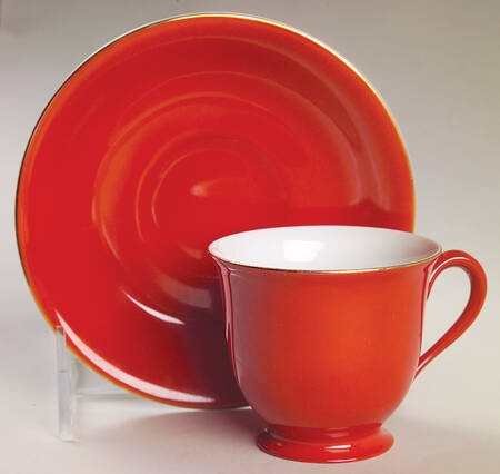 Mystery #170 Footed Demitasse Cup & Saucer Set