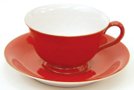 Mystery #170 Footed Cup & Saucer Set