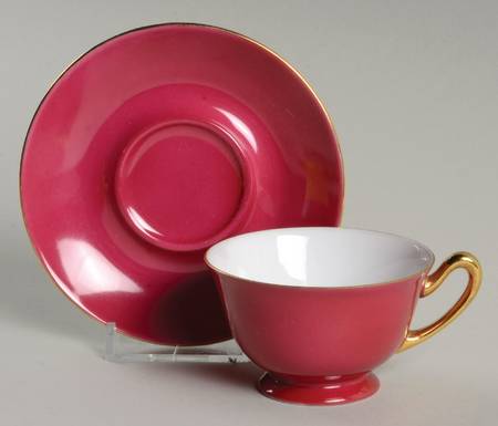 Mystery #170 Footed Demitasse Cup & Saucer Set