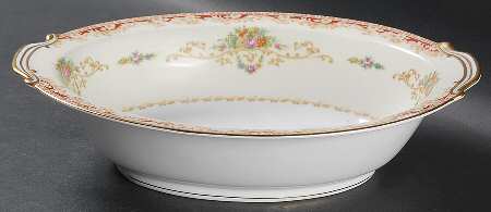 Mystery #173 10" Oval Vegetable Bowl