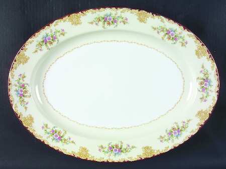 Mystery #175 16" Oval Serving Platter
