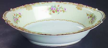 Mystery #175 10" Oval Vegetable Bowl